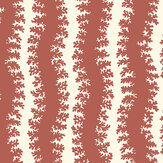 Elkhorn Stripe Wallpaper - Red Toppings  - by Josephine Munsey. Click for more details and a description.