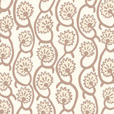Geranium Stripe Wallpaper - Ham Pink - by Josephine Munsey. Click for more details and a description.