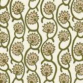 Geranium Stripe Wallpaper - Trixie - by Josephine Munsey. Click for more details and a description.