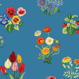 Zenith Wallpaper - Cornflower - by Wear The Walls. Click for more details and a description.