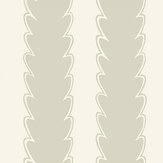 Scallop Stripe Wallpaper - Rudge Hill - by Josephine Munsey. Click for more details and a description.
