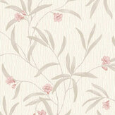 Tiffany Flower Wallpaper - Coral / Cream - by Albany. Click for more details and a description.