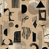 Brave Partiture Wallpaper - Kraft - by Tres Tintas. Click for more details and a description.