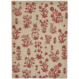 Woodland Glade Rug - Linen and Russet Brown - by Sanderson. Click for more details and a description.