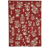 Woodland Glade Rug - Damson Red - by Sanderson. Click for more details and a description.