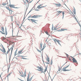 Great Ormond St Wallpaper - Carmine - by Little Greene. Click for more details and a description.
