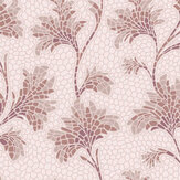 Mosaic Trail Wallpaper - Blush - by Little Greene. Click for more details and a description.