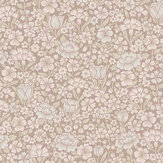Spring Flowers Wallpaper - Portland Stone - by Little Greene. Click for more details and a description.