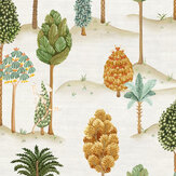 Foresta Wallpaper - Olive / Gold - by Osborne & Little. Click for more details and a description.