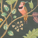 Mayani Wallpaper - Fir / Plum - by Osborne & Little. Click for more details and a description.