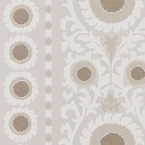 Samrina Wallpaper - Ivory / Gilver - by Osborne & Little. Click for more details and a description.