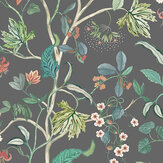 Chellah Wallpaper - Charcoal - by Osborne & Little. Click for more details and a description.