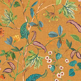 Chellah Wallpaper - Metallic Gold - by Osborne & Little. Click for more details and a description.