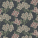 Floral Vine Wallpaper - Smoke & Laurel Green - by NextWall. Click for more details and a description.