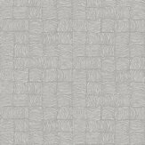 Organic Squares Wallpaper - Fog Grey - by NextWall. Click for more details and a description.