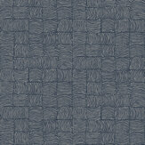 Organic Squares Wallpaper - Blue Denim - by NextWall. Click for more details and a description.