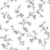 Pretty Trail Wallpaper - Charcoal - by Galerie. Click for more details and a description.