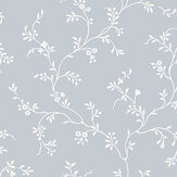 Pretty Trail Wallpaper - Blue - by Galerie. Click for more details and a description.