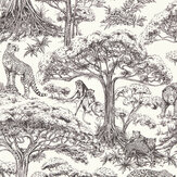 Kisumu Wallpaper - Noir - by Clarke & Clarke. Click for more details and a description.
