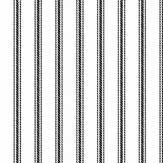 Ticking Stripe Wallpaper - Black / White - by Galerie. Click for more details and a description.