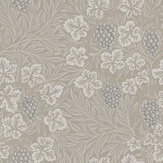 Vine Wallpaper - White / Beige - by Galerie. Click for more details and a description.