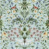 Mirabell Wallpaper - Seaglass - by Clarke & Clarke. Click for more details and a description.