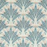 Attingham Fabric - Denim - by Clarke & Clarke. Click for more details and a description.
