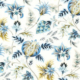 Sizergh Fabric - Cobalt - by Clarke & Clarke. Click for more details and a description.