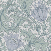 Anemone Wallpaper - Light Blue - by Galerie. Click for more details and a description.