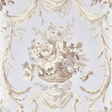 Andromeda's Cup Wallpaper - Tyrian Lilac - by Sanderson. Click for more details and a description.
