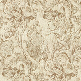 Fringed Tulip Wallpaper - Jute - by Sanderson. Click for more details and a description.