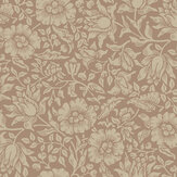 Mallow Wallpaper - Terra - by Galerie. Click for more details and a description.