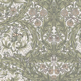 African Marigold Wallpaper - Green - by Galerie. Click for more details and a description.
