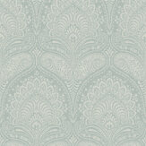 Chatterley Wallpaper - Pale Blue - by Timothy Wilman Home. Click for more details and a description.