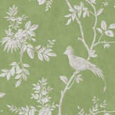 Covent Garden Wallpaper - Lime - by Timothy Wilman Home. Click for more details and a description.
