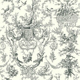Old World Toile Wallpaper - Black / White - by York. Click for more details and a description.