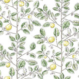 Limoncello Toile Wallpaper - Lemon - by York