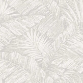 Palm Cove Toile Wallpaper - Grey - by York