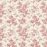Anemone Toile Wallpaper - Red - by York. Click for more details and a description.