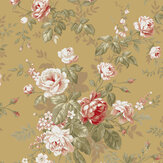 Highgrove Wallpaper - Ochre - by Timothy Wilman Home. Click for more details and a description.
