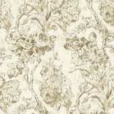 Fringed Tulip Toile Fabric - Jute - by Sanderson. Click for more details and a description.