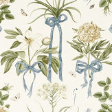 Cupid`s Beau Fabric - Quince/Chalk - by Sanderson. Click for more details and a description.