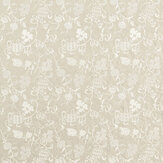 Mydsomer Pickings Fabric - Linen/Chalk - by Sanderson. Click for more details and a description.