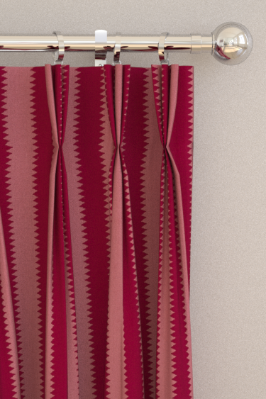 Regency Aperigon Curtains - Carmine/Raspberry - by Sanderson. Click for more details and a description.