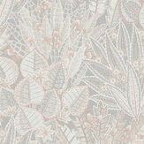 Boho Jungle Wallpaper - Grey - by Stories of Life. Click for more details and a description.