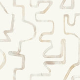 Abstract Aura Wallpaper - Caramel & Cream - by York
