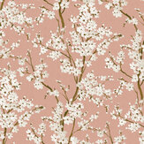 Cherry Blossom Wallpaper - Rose - by Coordonne. Click for more details and a description.
