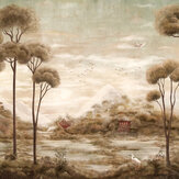 Xi Hu Lake Mural - Amber - by Coordonne