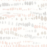 Dewdrops Wallpaper - Pink & Grey - by York. Click for more details and a description.