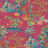 Knight's Tale  Wallpaper - Fuchsia  - by G P & J Baker. Click for more details and a description.